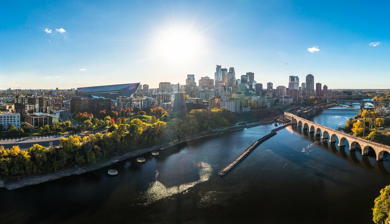 2025 Fall Downtown Mississippi River CREDIT Omar Ghrayeb OGEEVISUALS Courtesy Of Meet Minneapolis custom
