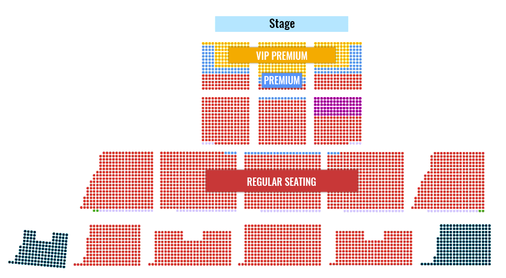 Seating Chart • BHS 2026 Convention • The Americas Center • St. Louis